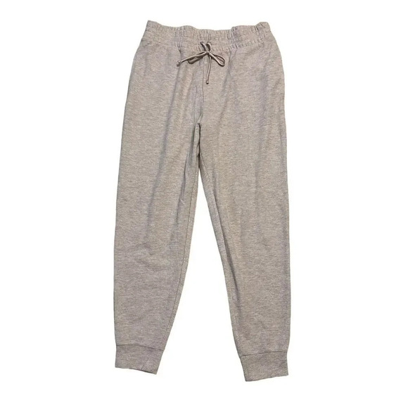 NWT Victoria's Secret Women's Medium Heather Gray Drawstring Jogger Sweatpants - Picture 1 of 3